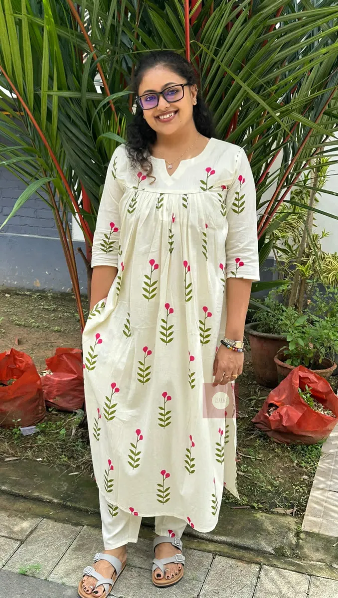 Pink Blossom Cord Set - Thumbnail 1