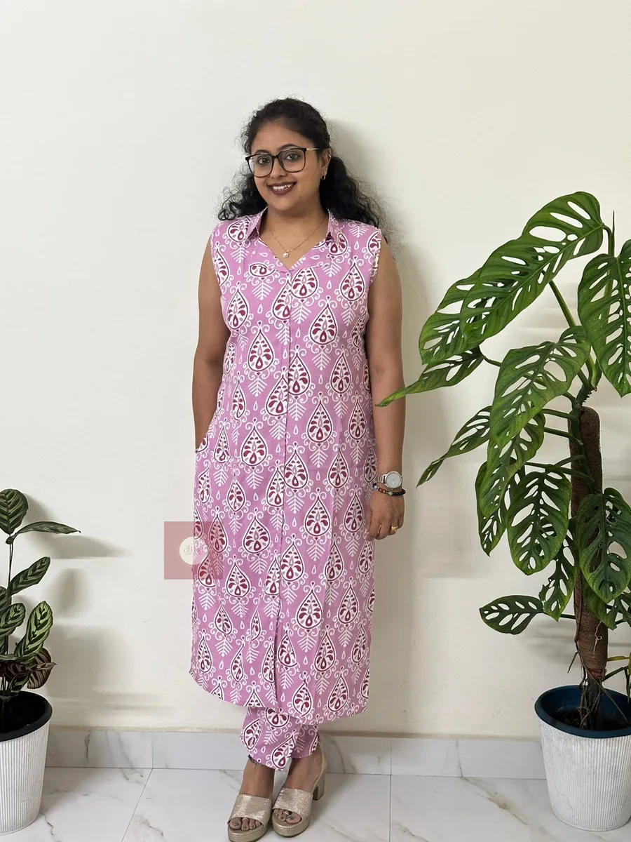 Sleeveless Cord Set - Thumbnail 3