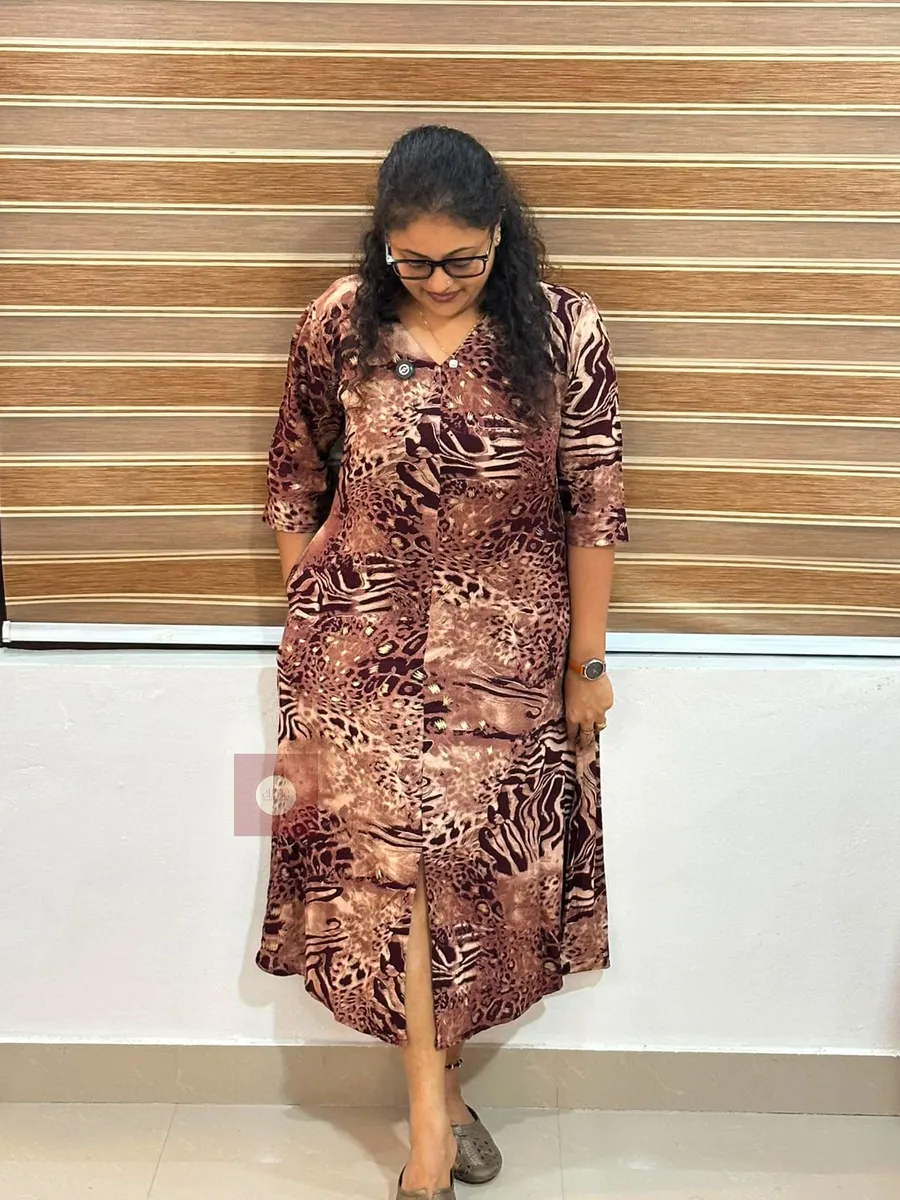 Animal Print Dress - Thumbnail 2