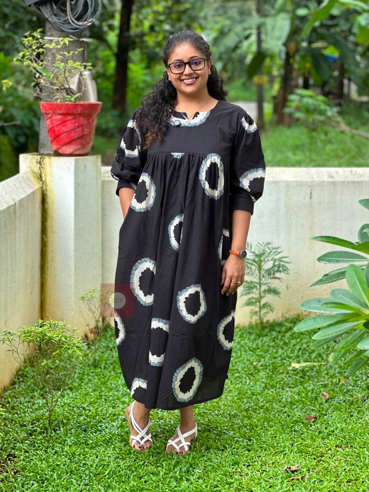 Circle Charm Maxi Dress - Thumbnail 2