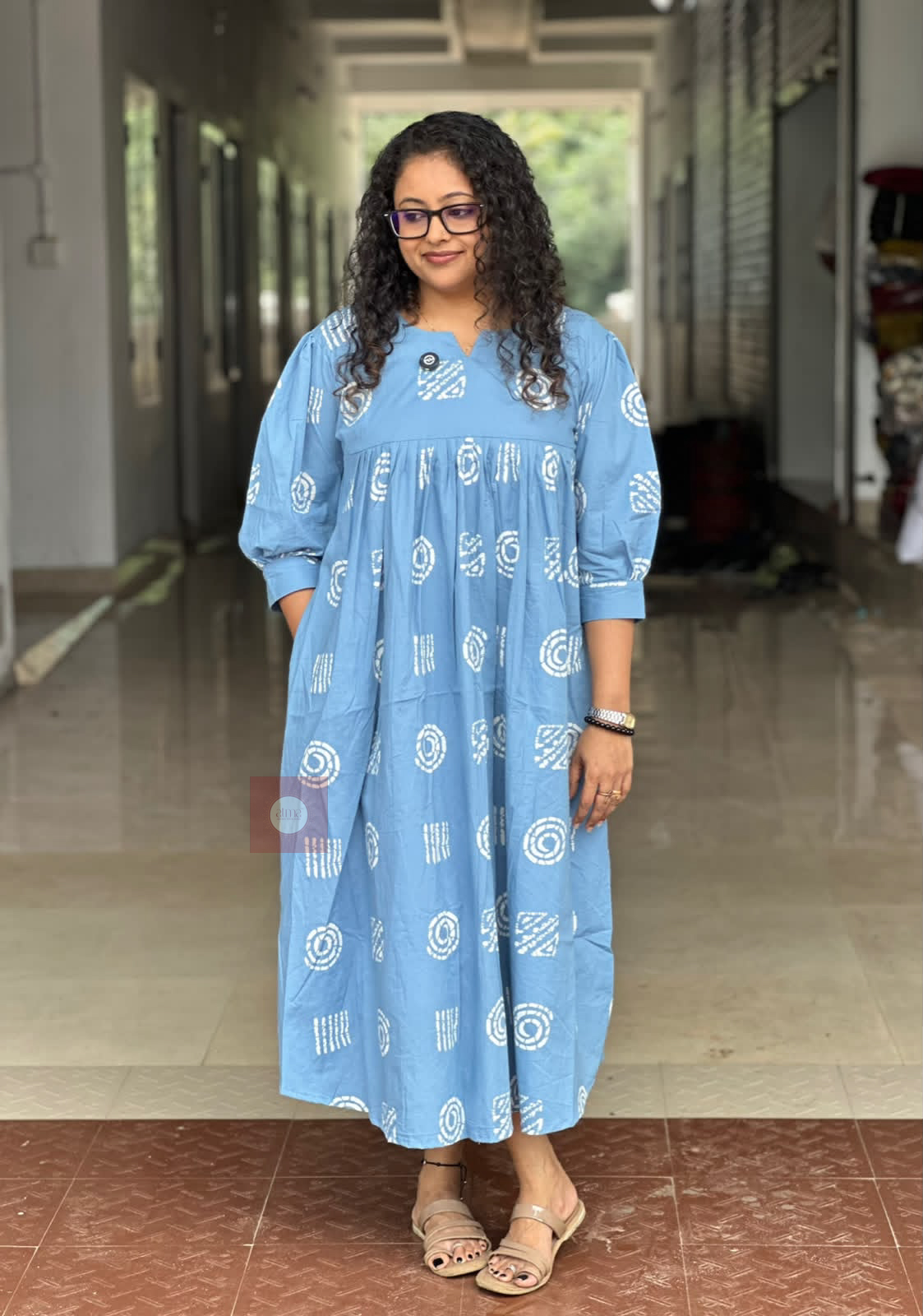 Bluey Charm Maxi Dress - Thumbnail 1