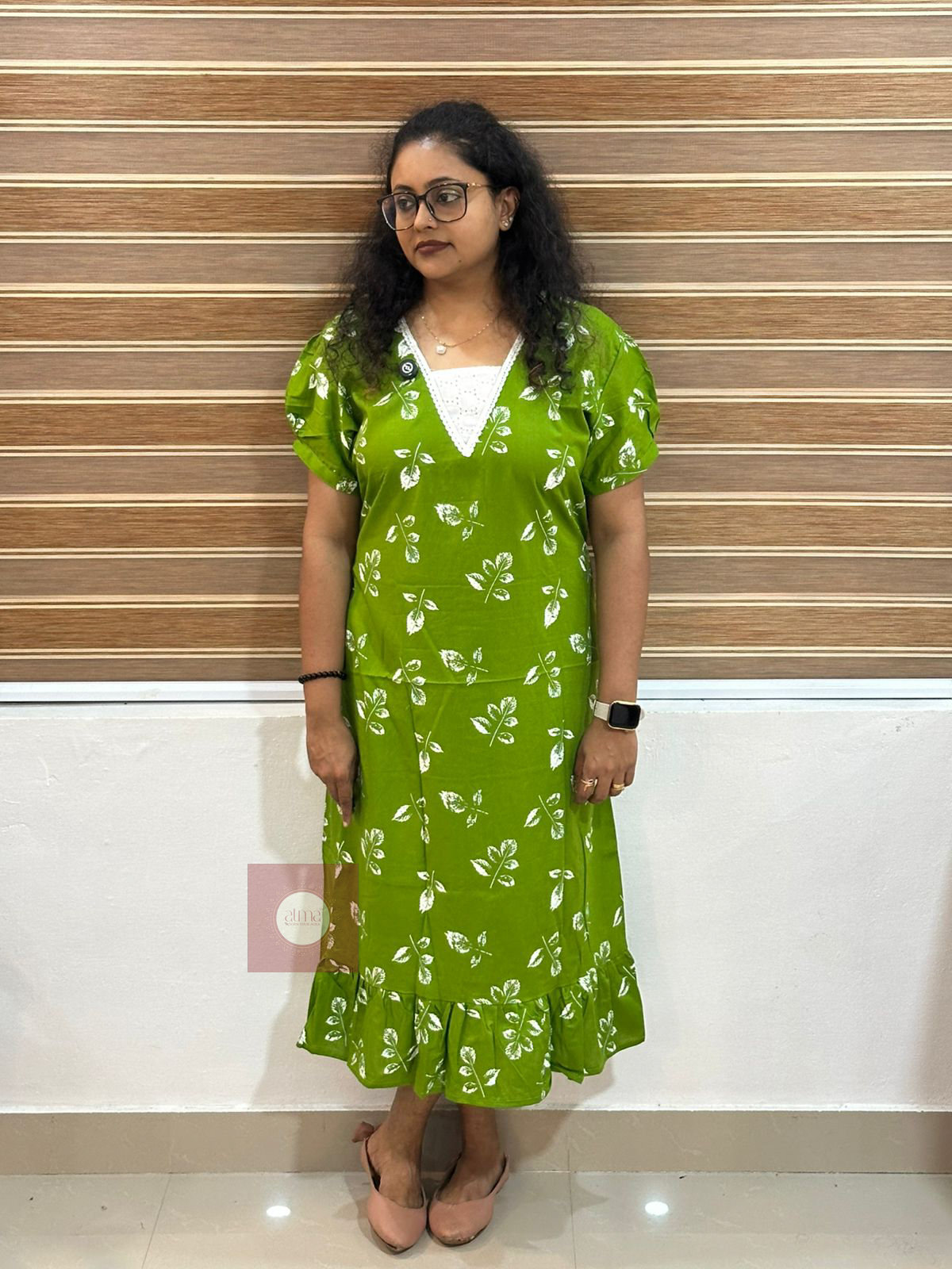 Forest Fern Hakoba Frock - Thumbnail 4