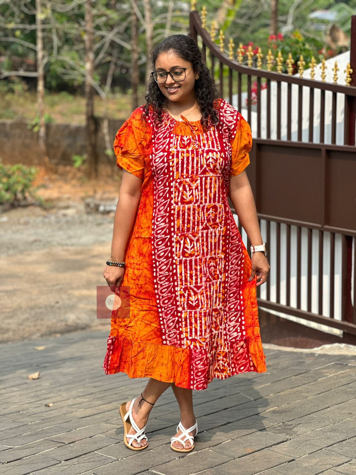 Batik Royale Frock - Thumbnail 1