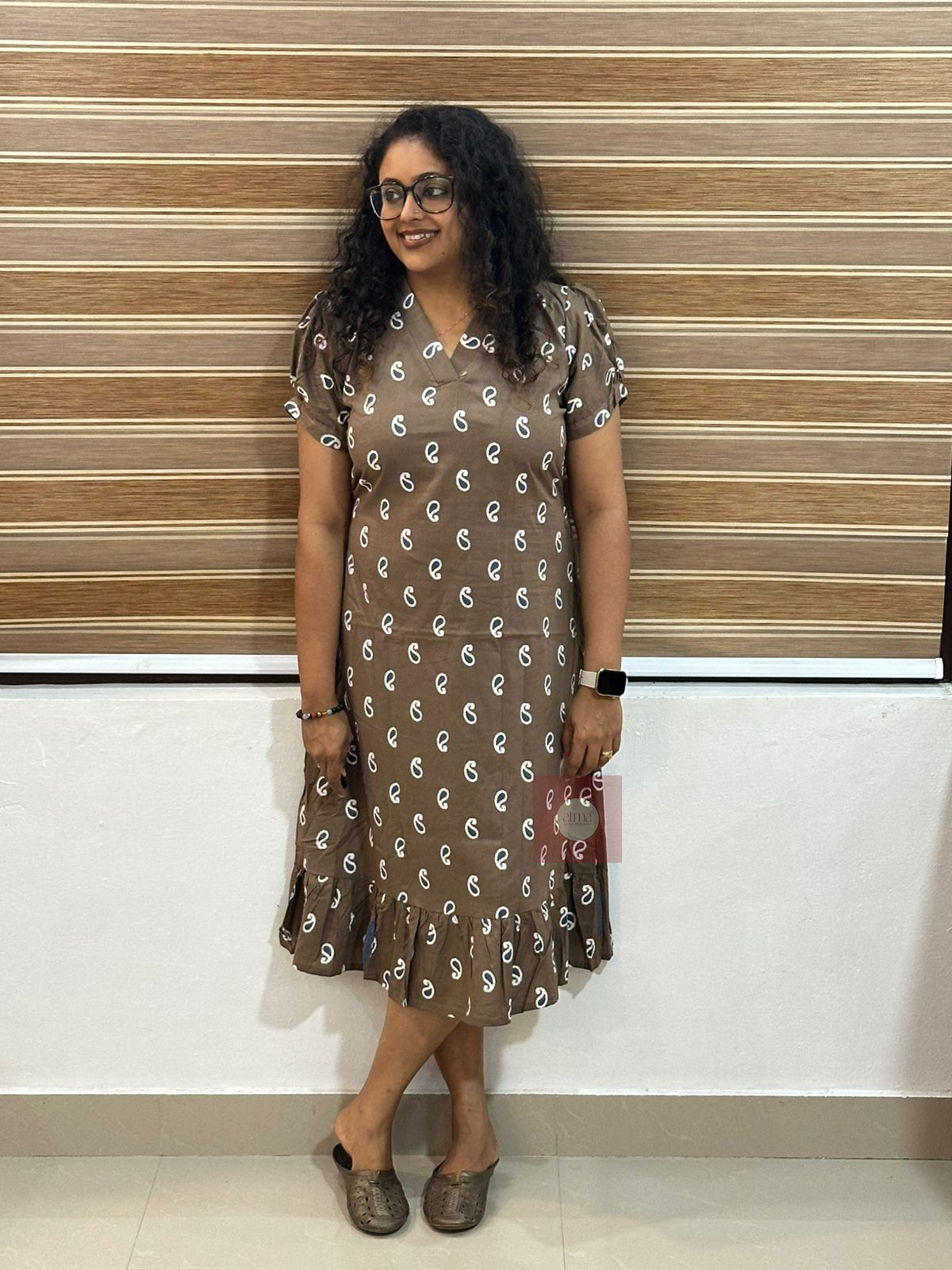 Mango Motif Frock - Thumbnail 1