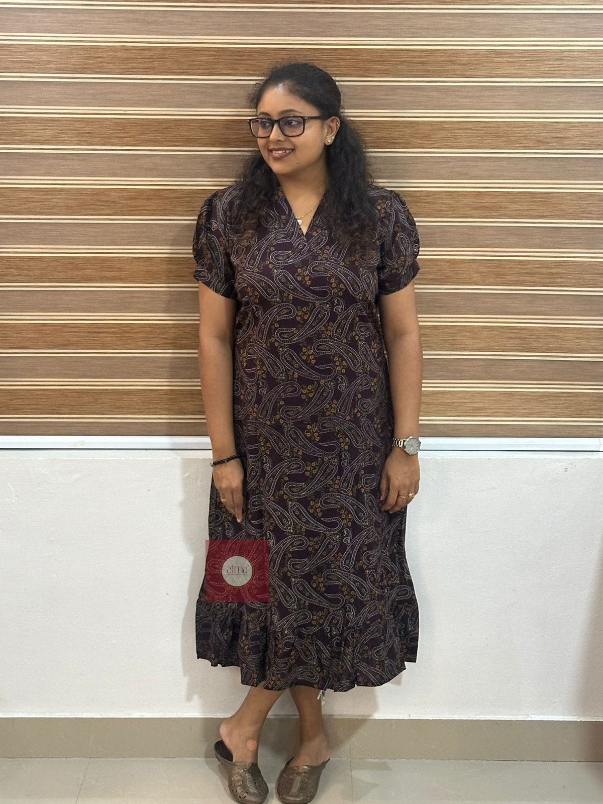 White Leaf Frock - Thumbnail 1