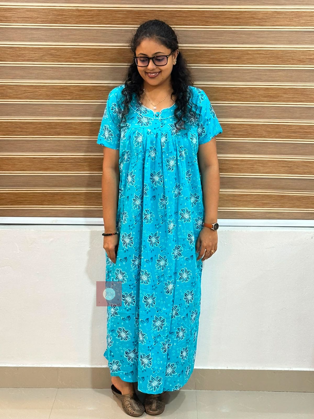 Light Green Nighty - Thumbnail 3