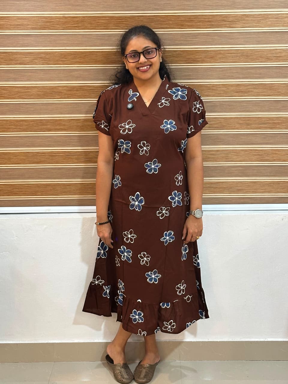 Big Flower Normal Frock
